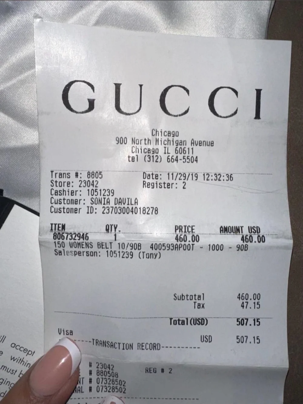 Gucci Black Leather Belt with Gold Double G Buckle